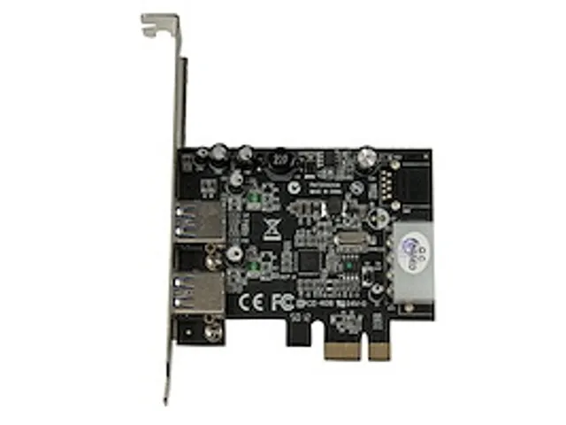 2 Poorts PCI Express (PCIe) SuperSpeed USB 3.0 Adapterkaart met UASP