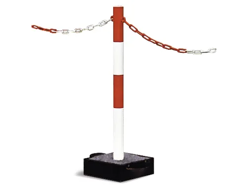 Kettingstaander Mobiel Staalbuis Hxø 1000X60Mm Met Handgreep