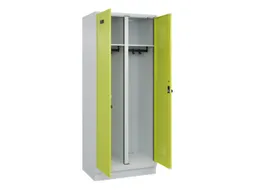 locker voor scheiding van kleding,HxBxD 1950x800x500mm,2vak