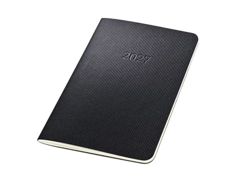 Maandagenda Conceptum A6 2027 (NL/FR/EN/DU) zwart Softcover