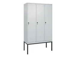 locker,HxBxD 2120x1200x500mm,3vak,vak B 400mm,draaigrendel