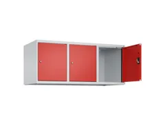 opzetkast,v. locker,3vak.,vak B 400mm,HxBxD 500x1200x500mm
