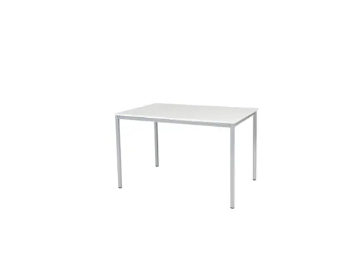 Domino Basic Tafel Vaste Hoogte 1200x800mm Robson Eiken Alu 4-Poots