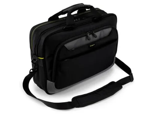 CityGear 15.6 inch Topload Case laptoptas zwart polyester
