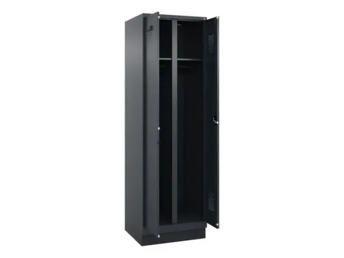 locker voor scheiding van kleding,HxBxD 1950x600x500mm,2vak