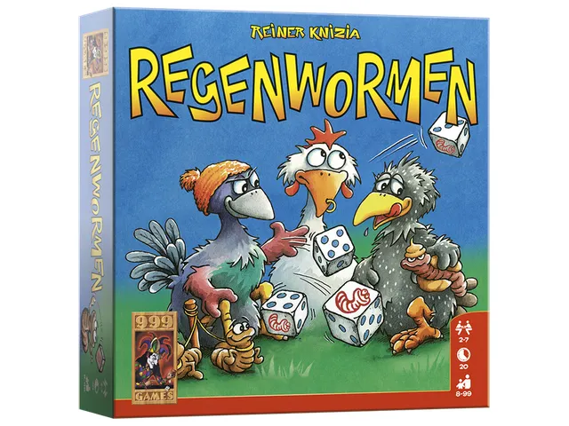 999Games dobbelspel Regenwormen 8+