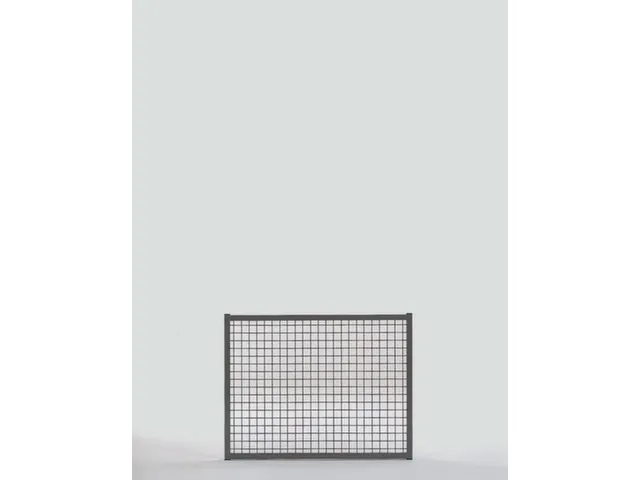 rehausse p. porte batt. p. parois de séparation Hxl 750x1180mm RAL500