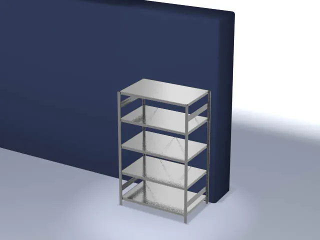 magazijnstelling,grondveld,HxBxD 2000x1360x835mm,vakl. 190kg