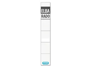 Rug-insteekkaart Elba Rado smal 24x159mm wit 10 stuks - 1