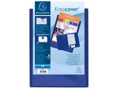 Presentatiemap Soepel PP Krea Cover A4 Blauw