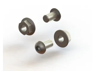 schroefverbinding voor legbord M6x12,v. magazijnstelling - 1