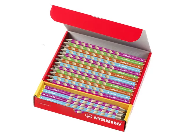 Potlood STABILO Easygraph grafiet 325 HB classpack 48 stuks