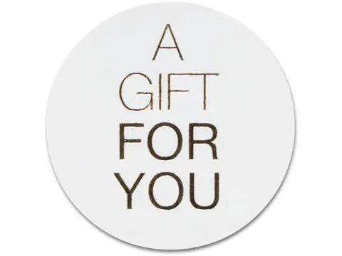 Etiket op rol diameter 39 mm 500 stuks A Gift For You