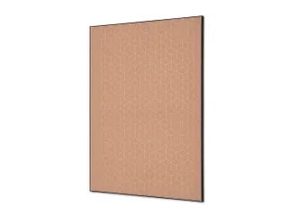 Wanddecoratie Textiel Set A1 Hexagon Beige - 1