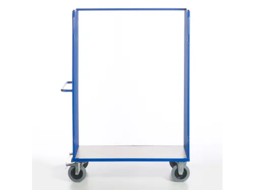 pakketwagen,draagverm. 600kg,laadvl. LxB 1200x800mm,houtetage,RAL5010