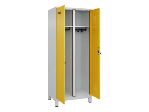 locker voor scheiding van kleding,HxBxD 1950x800x500mm,2vak