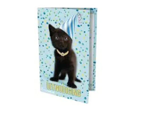 Uitnodiging Kat Rachael Hale 14x9cm