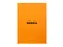 Schrijfblok Rhodia A4 lijn 80 vel 80gr oranje