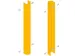 Protection De Montants De Rayonnage Forme U Acier H 715Mm