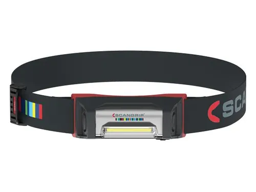 hoofdlamp,COB-LED,25-250lumen,hoofdband,sensor,straalhoek 120 °,accu