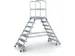 Escalier Mobile Aluminium Estrade Hxlxp 1680x600x800 mm 2x7marches En