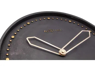 Wandklok NeXtime dia. 35 cm, polyresin, zwart - 4