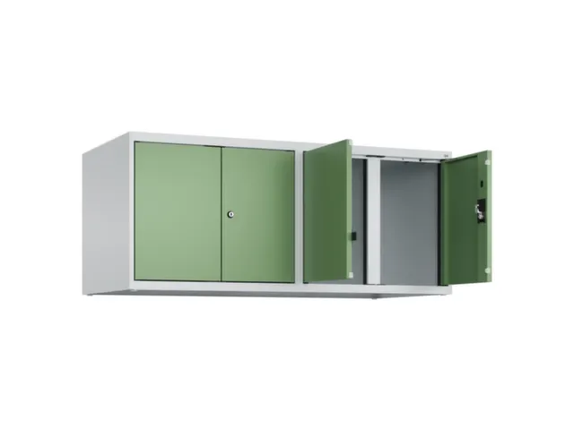 opzetkast,v. locker voor scheiding van kleding,4vak.,vak B 300mm