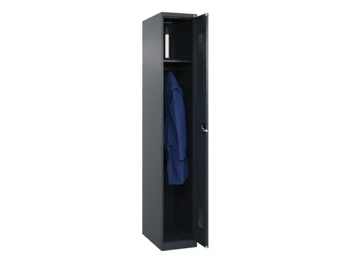 locker,HxBxD 1850x300x500mm,1vak,vak B 300mm,cil.-slot,staand op vloer