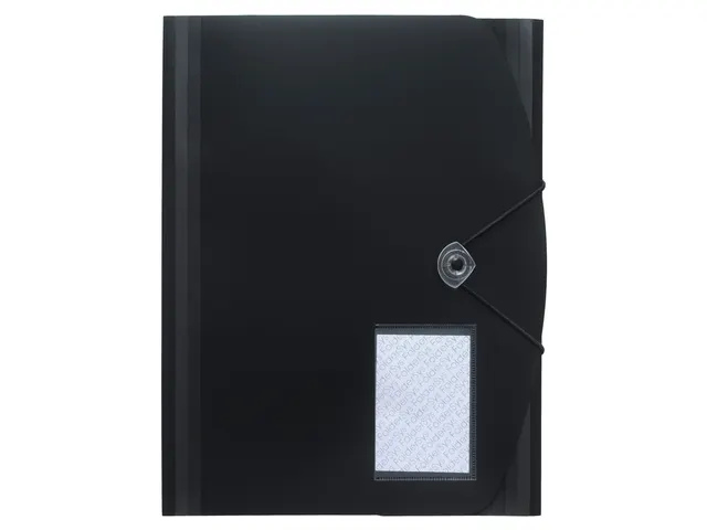 elastomap A4 Jumbo zwart met extra ruime capaciteit