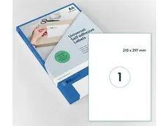 A4 Etiket 210x297mm 1000 Stuks 1000 Vel