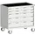 ladekast HxBxD 980x1050x650mm 5laden romp RAL7035 front RAL7035