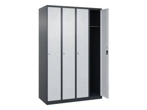 locker,HxBxD 1850x1200x500mm,4vak,vak B 300mm,cil.-slot