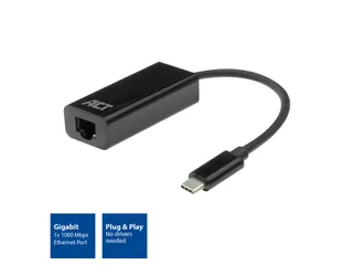 Adapter ACT USB-C naar Gigabit Ethernet 0.15 meter - 4