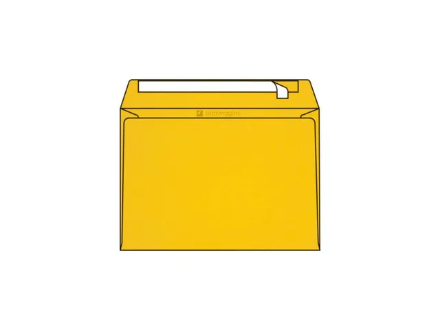Gekleurde Envelop 120 gram C5 162x229mm Goudgeel 250 Stuks