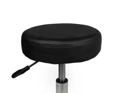 Tabouret Kruk Zwart Standaard Gasveer Zonder Rugleuning