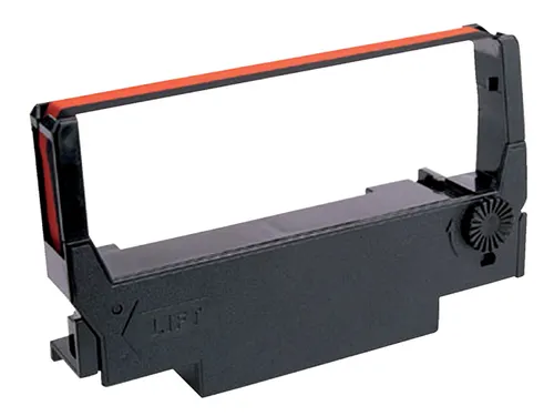 Lint Epson S015245 voor ERC38 nylon zwart/rood