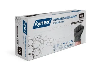 Handschoen Hynex nitril L zwart extra sterk 5gr 100 stuks - 2