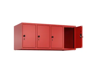 opzetkast,v. locker,4vak.,vak B 300mm,HxBxD 500x1200x500mm - 1
