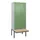PBM-locker met bank,HxBxD 2120x800x815mm,2vak,vak B 400mm,cil.-slot