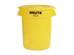 Ronde Brute Container 121 Liter Geel