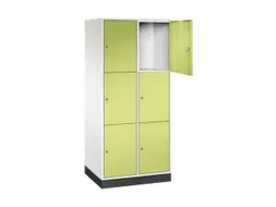 grootvolume-lockersysteem,HxBxD 1950x820x600mm,2x3vakken,cil.-slot