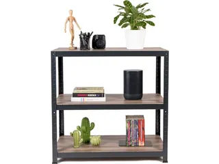 Rek Home Table 175 kg 88x90x45cm 3 Legborden Zwart - 6