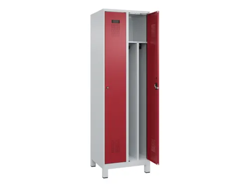 locker voor scheiding van kleding,HxBxD 1950x600x500mm,2vak