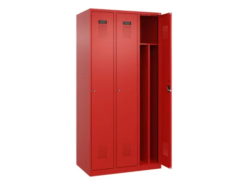 locker voor scheiding van kleding,HxBxD 1850x900x500mm,3vak
