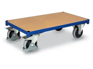 Platformwagen 500kg Laadvlak 1260x800mm Zonder Opbouw Ral 5010 - 2