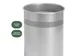 Papierbak Zilver Metaal 15 Liter