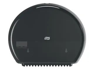 Tork 555008 T2 Mini Jumbo Toiletpapier Dispenser Elevation Zwart - 3