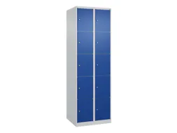 lockerkast,HxBxD 1850x600x500mm,2x5vakken,vak B 300mm,cil.-slot