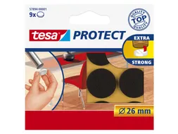 Beschermvilt Tesa antikras Tesa 57894 26mm rond bruin