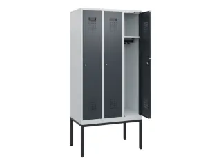 schoollocker,HxBxD 1950x900x500mm,3vak,vak B 300mm,cil.-slot - 1